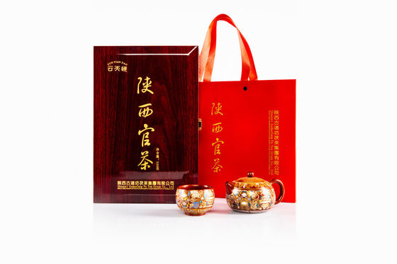 High Grade Shaanxi oficial de sabor al té caja de regalo de té 500g 5-10 años grado 1
