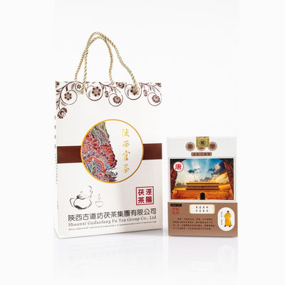 Torta de té negro puro Shaanxi chino pequeño cuadrado Futea ladrillo
