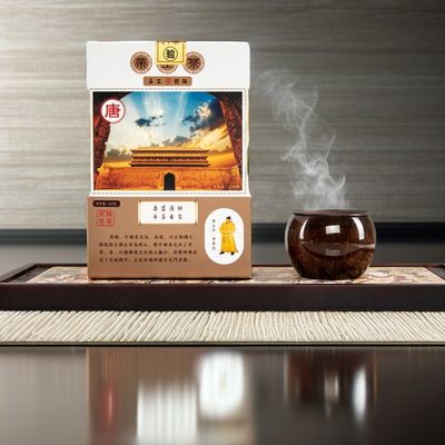 El té oscuro de la serie de té del emperador ladrillos de té clásicos de más de 10 años de antigüedad artesanía tradicional en la antigua Ruta de la Seda