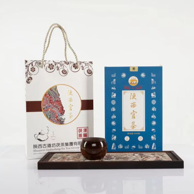 Materia prima natural personalizada ladrillo de té oscuro para bebida saludable hecha a mano y de 5 a 10 años