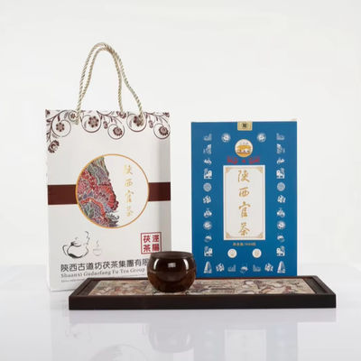 Té negro puro estándar hecho a mano Jingyang Fu Té de ladrillo hecho a mano con técnicas tradicionales