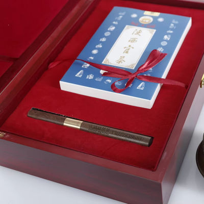 Conjunto de regalos de té oficial tradicional chino de Shaanxi elaborado a mano Prensado para bajar de peso Té para hígado y riñón Edad 5-10 años