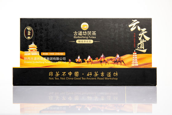 144g de té natural hecho a mano con Cordyceps Pupa y combinación de té chino