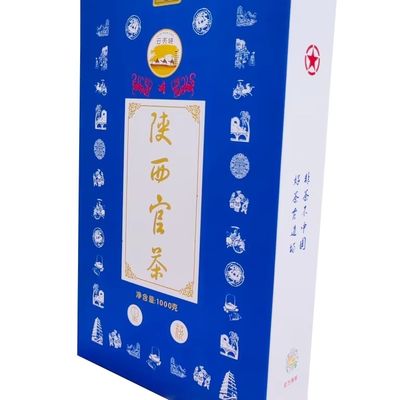 500 g Prensado en caja de té embalaje caliente Shaanxi oficial orgánico fermentado té de ladrillo clásico para bebida especial de salud