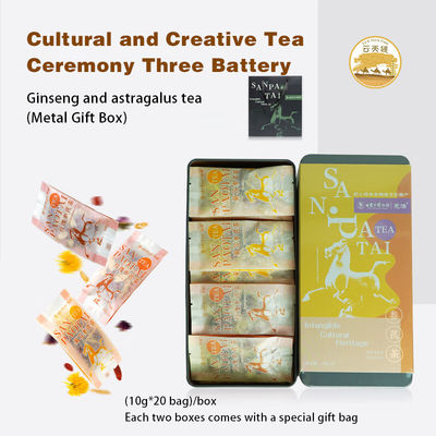 200g de té saludable Ginseng y té de astragalos para el regalo de Navidad en estilo de bolsa