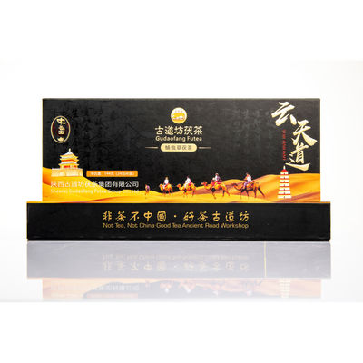 Xi'an ladrillo de té oscuro natural comprimido con hojas de té de Fu suave y rendimiento