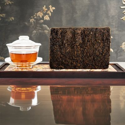 Tiempo de conservación a largo plazo del té oficial de Shaanxi Té negro orgánico hecho a mano Té de ladrillo Te saludable y saludable Té de 10 años