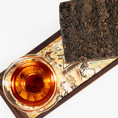 Especialidad Tradicional Fu ladrillo Flor Dorada Té Oscuro 500g Boutique Set Caja Regalo para Amigos Familia Jefe Cerveza para beber