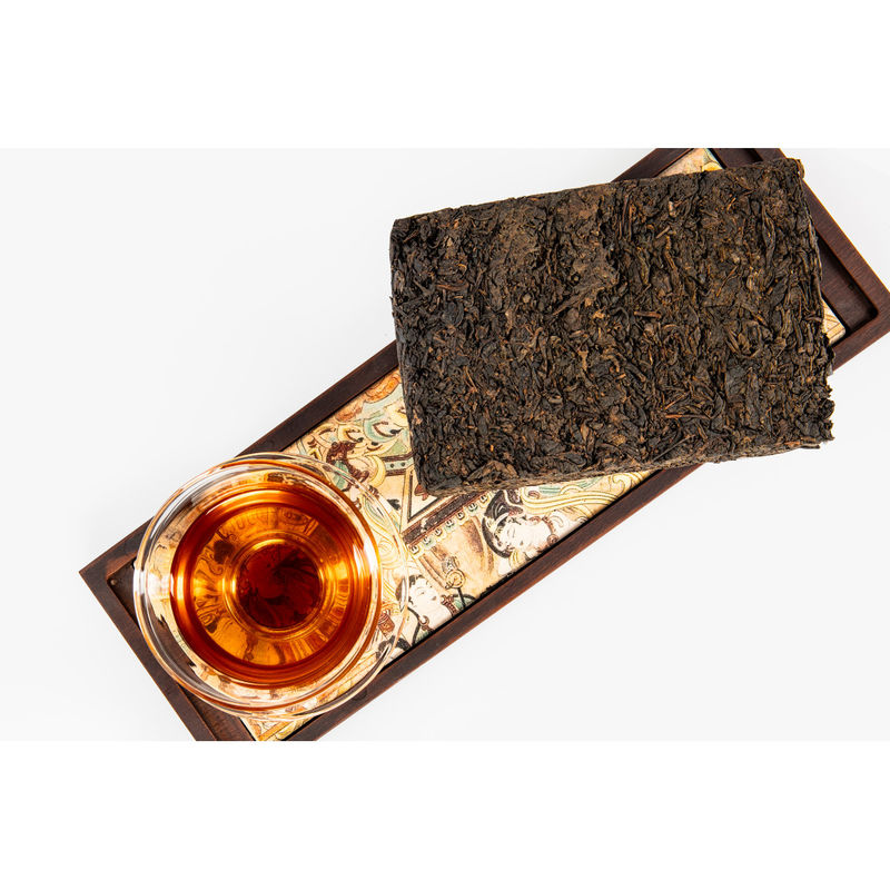Té oscuro orgánico Té oficial tradicional de Shaanxi con tipo de procesamiento hecho a mano e instrucciones fáciles de elaboración