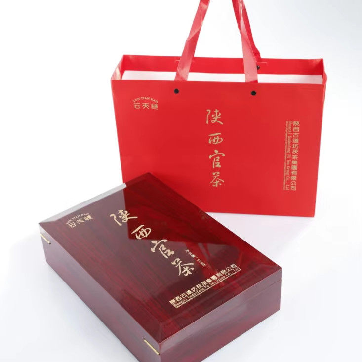 Te de estómago plano de estilo fermentado Te de pérdida de peso Set de caja de regalo de té de China personalizado en presentación elegante 500g