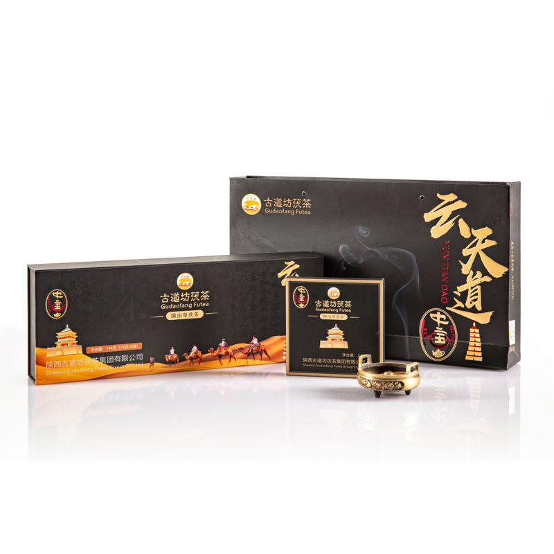 Té oscuro personalizado chino tradicional comprimido Jingyang Futea de 5 a 10 años 0.144 kg