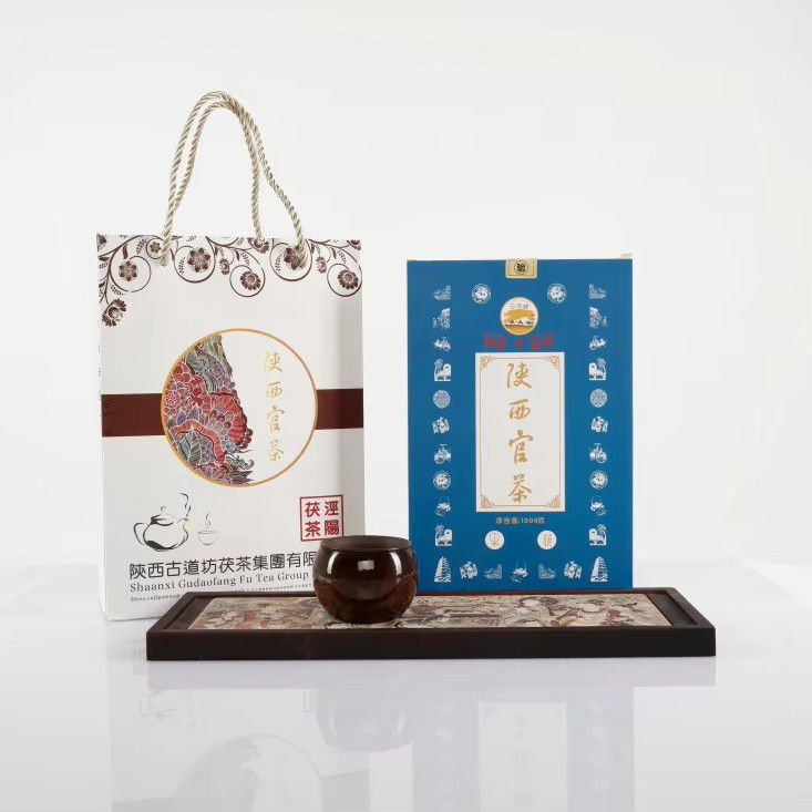 1000 g de embalaje de té negro tradicional fermentado producto de salud para la barriga plana en forma orgánica con opciones personalizables