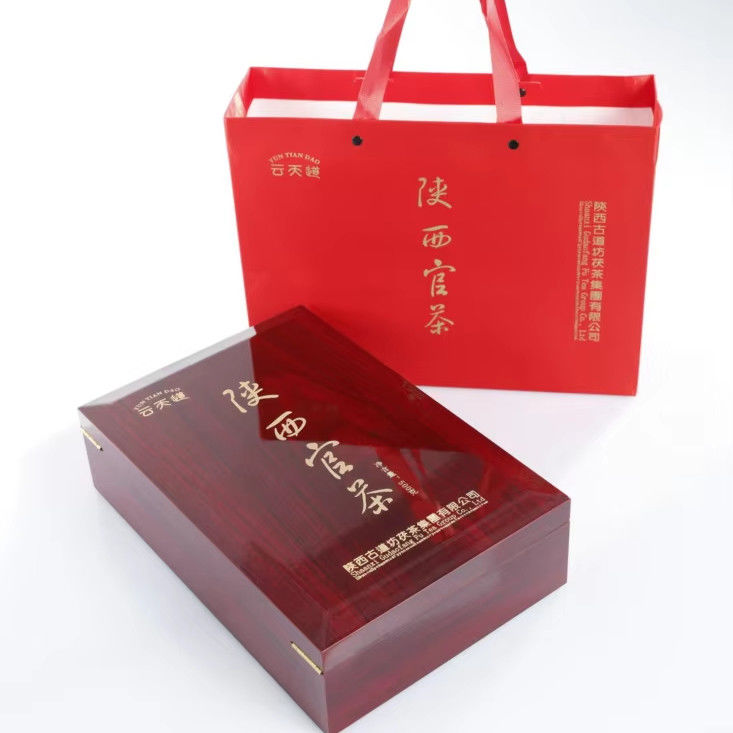 Shaanxi Set Oficial de Té Caja de Regalo Tradicional de Artesanía Té Negro Orgánico para Cumplir con los Requisitos del Cliente